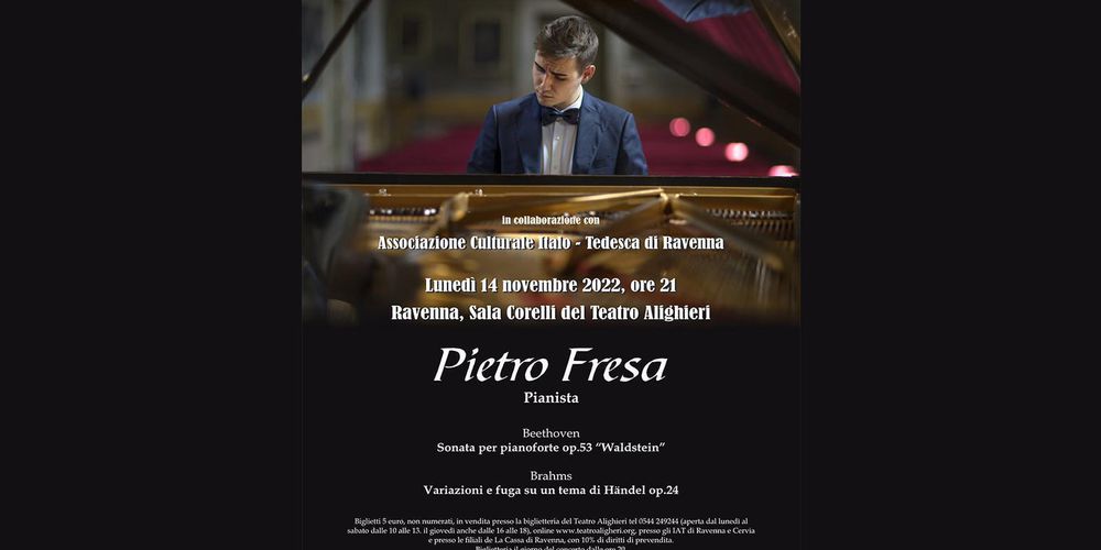 Pietro Fresa in Concerto il 14 Novembre